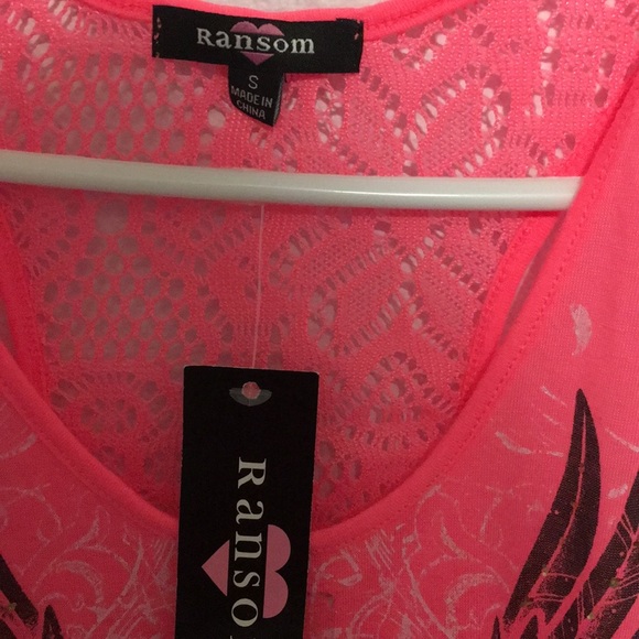 NWT Ransom Small Hot Pink tank - Picture 2 of 4